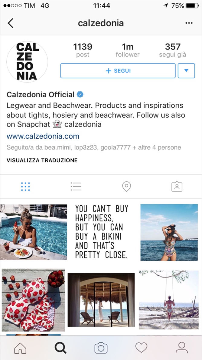 Calzedonia - Instagram